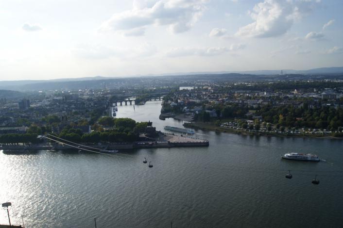 Koblenz am Rhein, die Stadt am Deutschen Eck